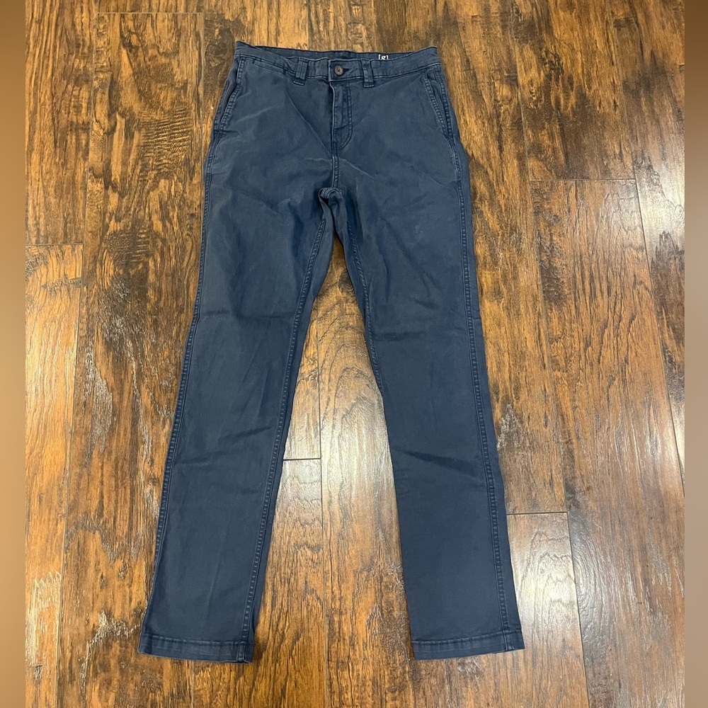 George Dark Blue Slim Trousers